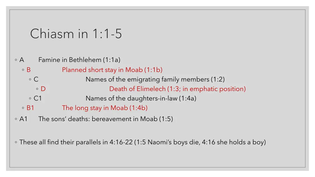 chiasm in 1 1 5