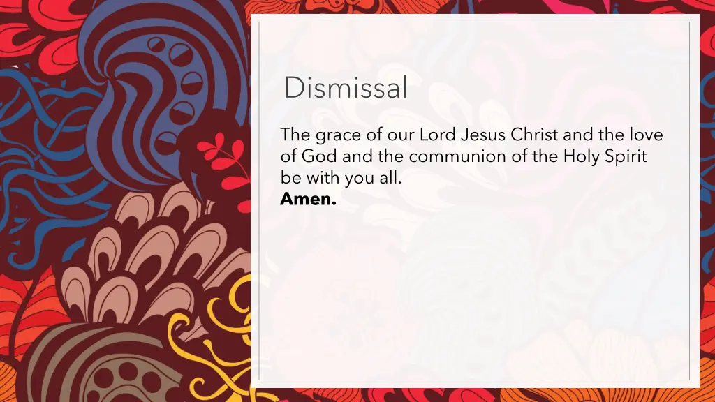 dismissal