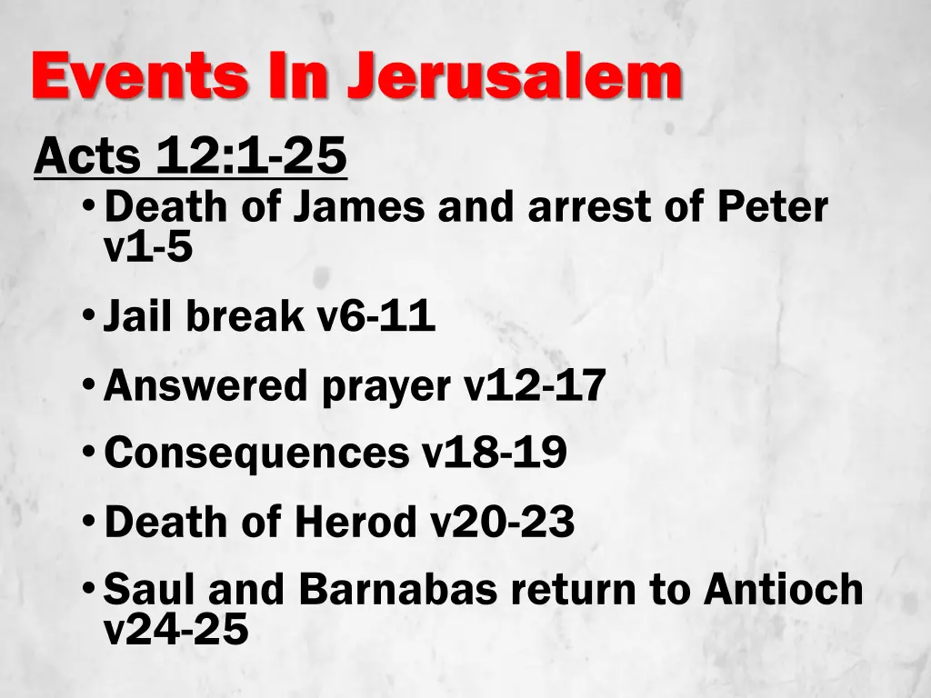 events in jerusalem acts 12 1 25 death of james