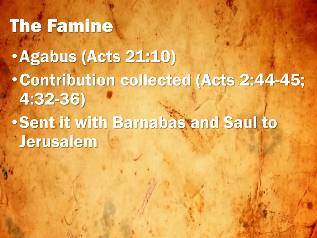 the famine