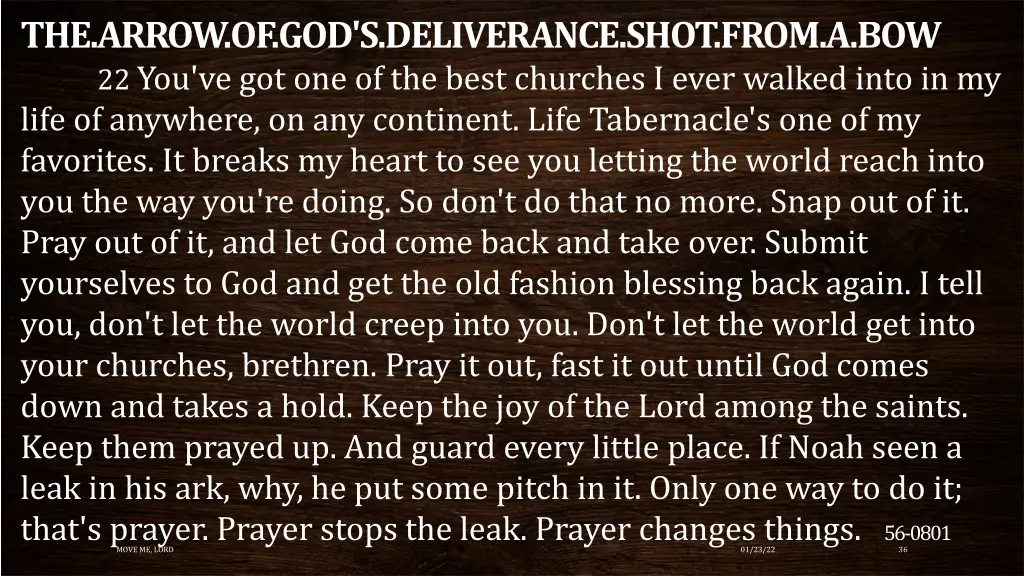 the arrow of god s deliverance shot from