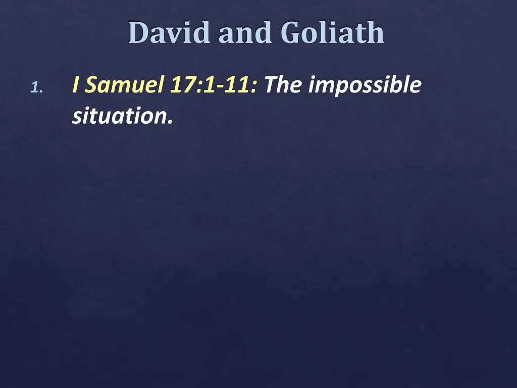 david and goliath