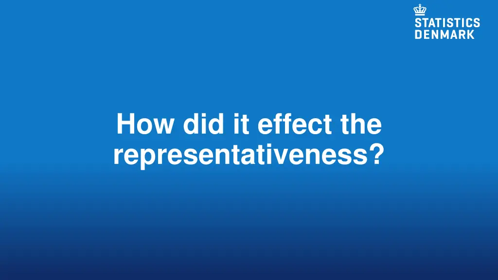 how did it effect the representativeness