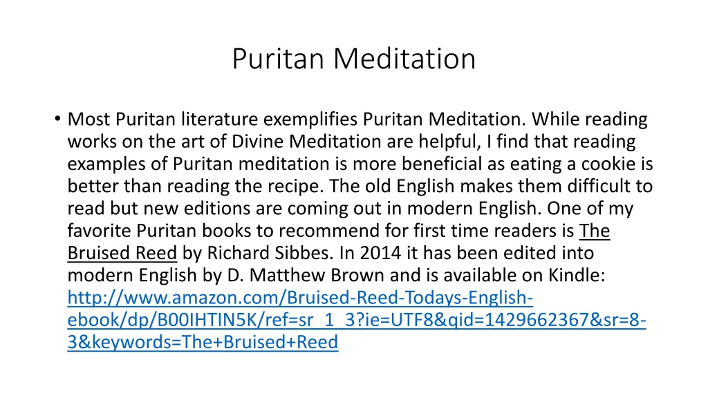 puritan meditation 12