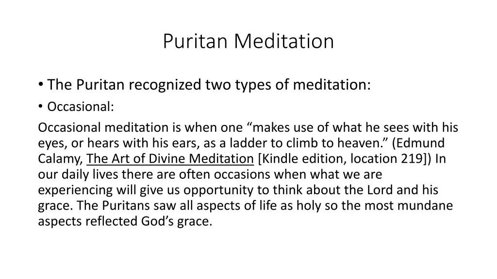puritan meditation 3
