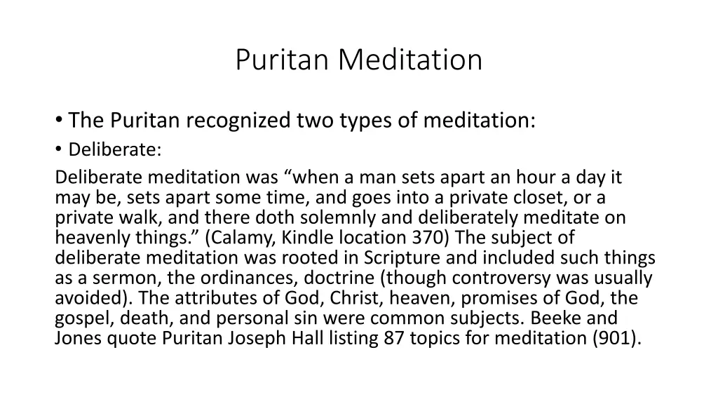 puritan meditation 4