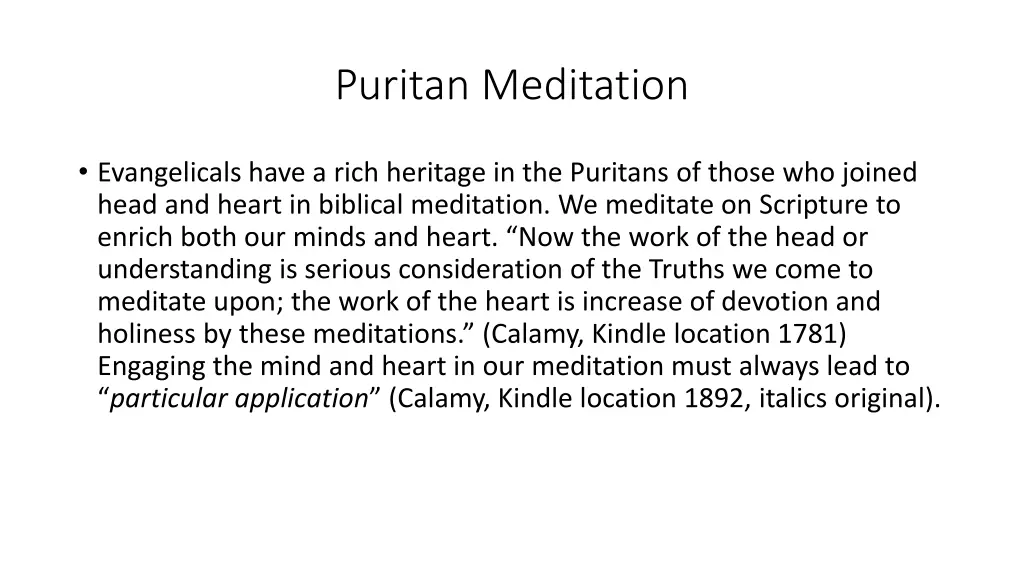 puritan meditation 7