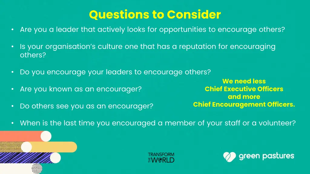 questions to consider