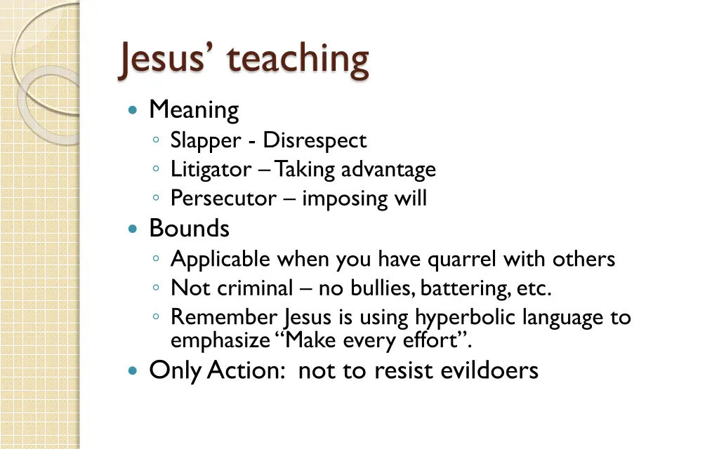 jesus teaching