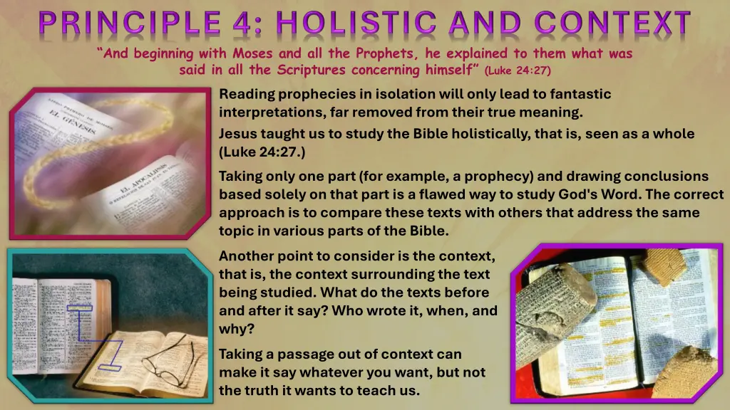 and beginning with moses and all the prophets