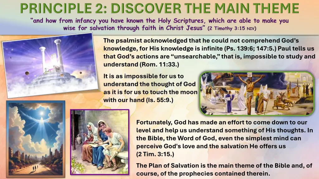 the psalmist acknowledged that he could