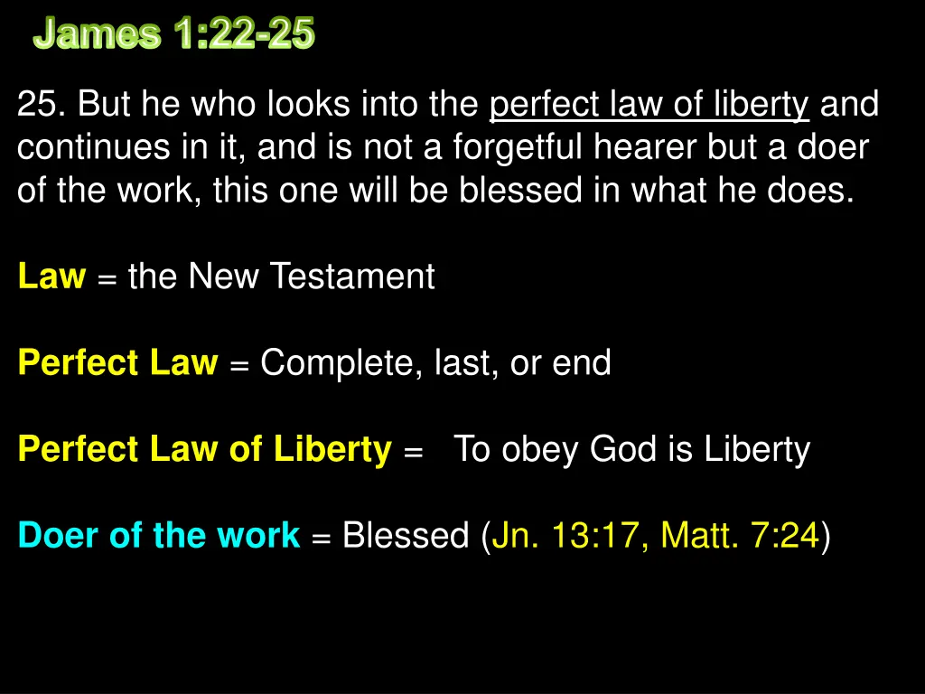 james 1 22 25 4