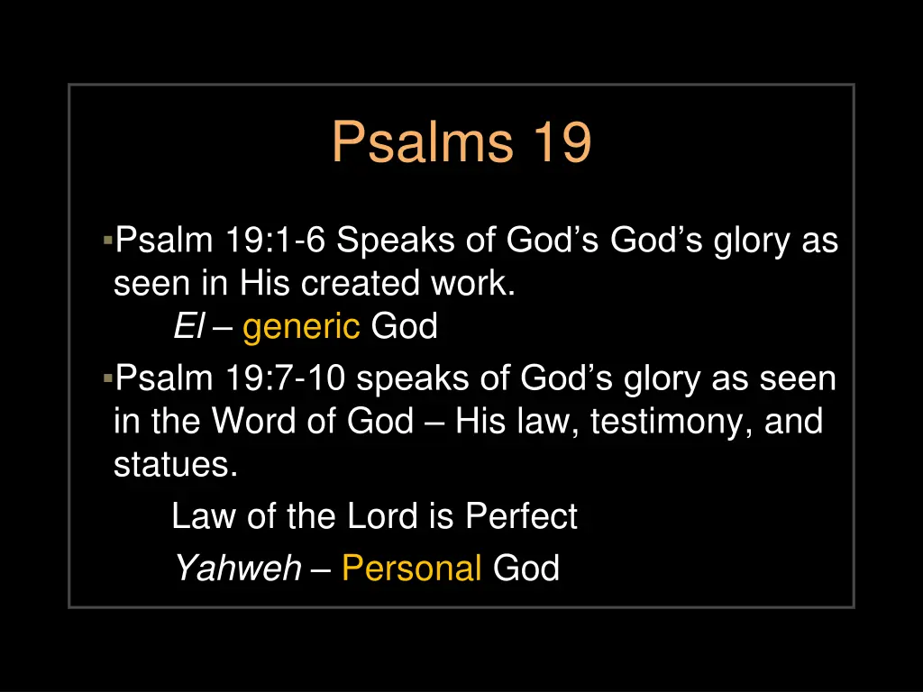 psalms 19