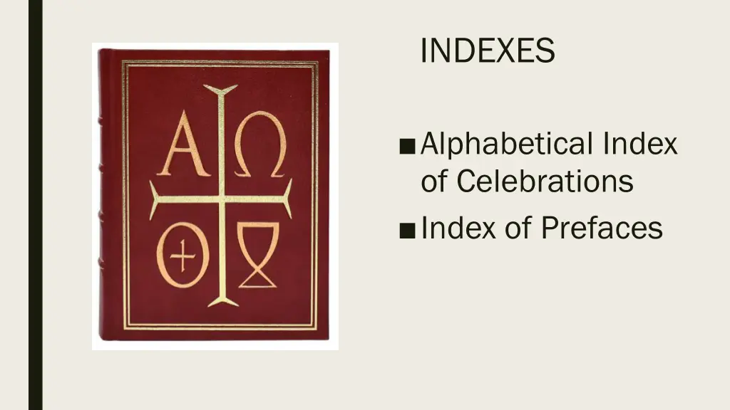 indexes