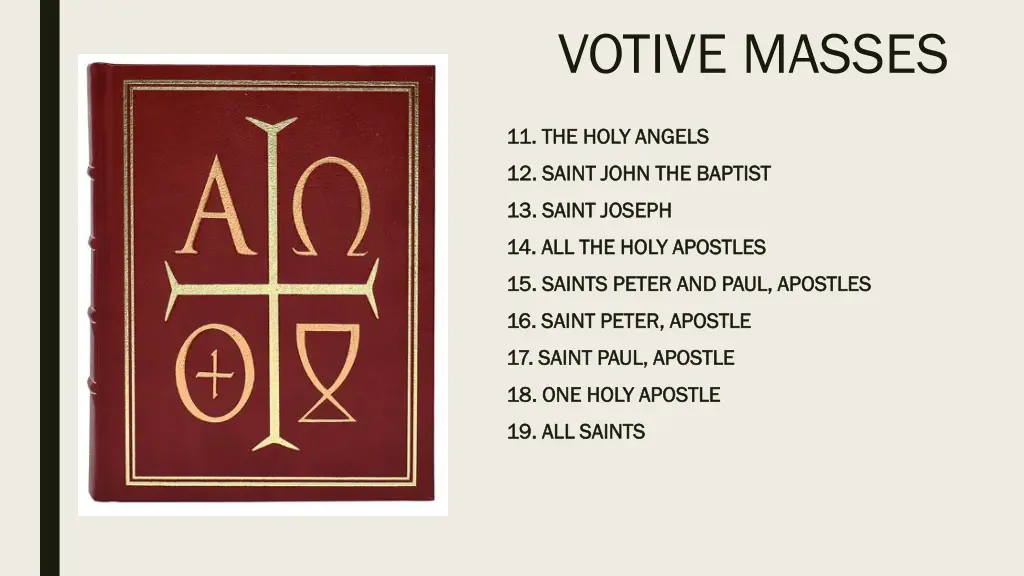 votive masses 1