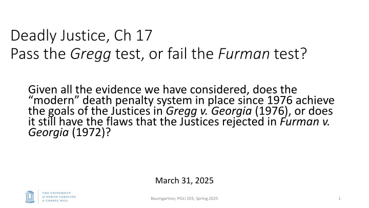 deadly justice ch 17 pass the gregg test or fail