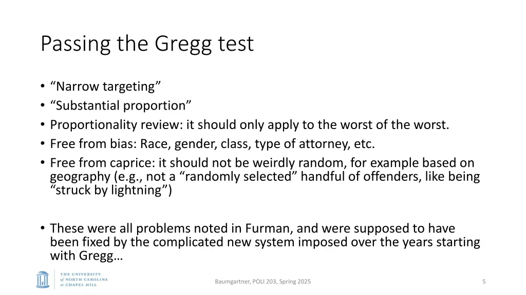 passing the gregg test