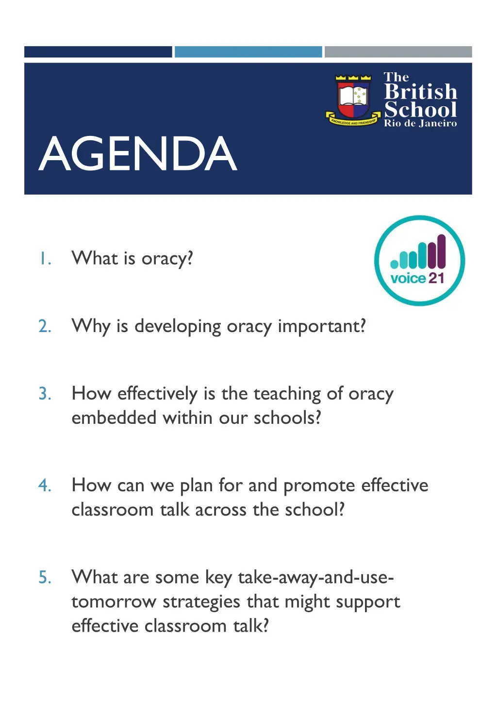 agenda