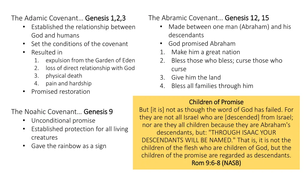 the abramic covenant genesis 12 15 made between