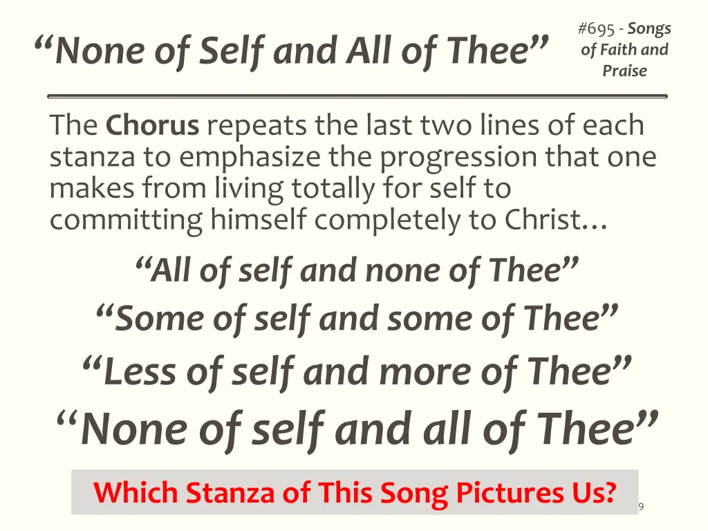 695 songs of faith and praise 6