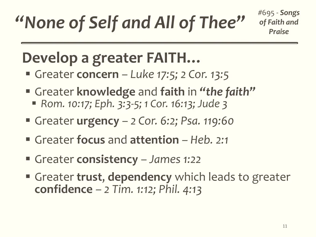 695 songs of faith and praise 8