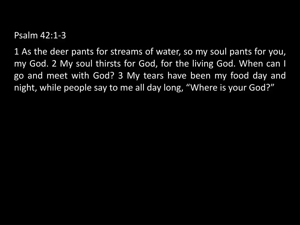 psalm 42 1 3
