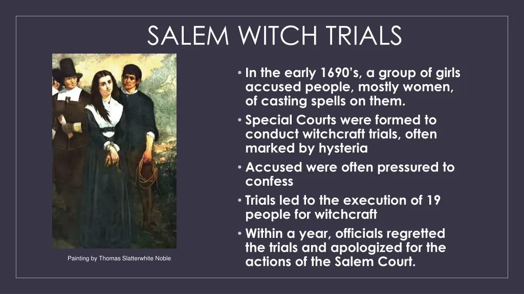 salem witch trials