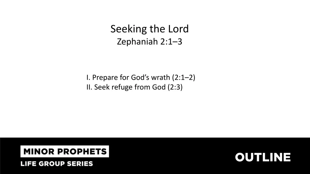 seeking the lord zephaniah 2 1 3