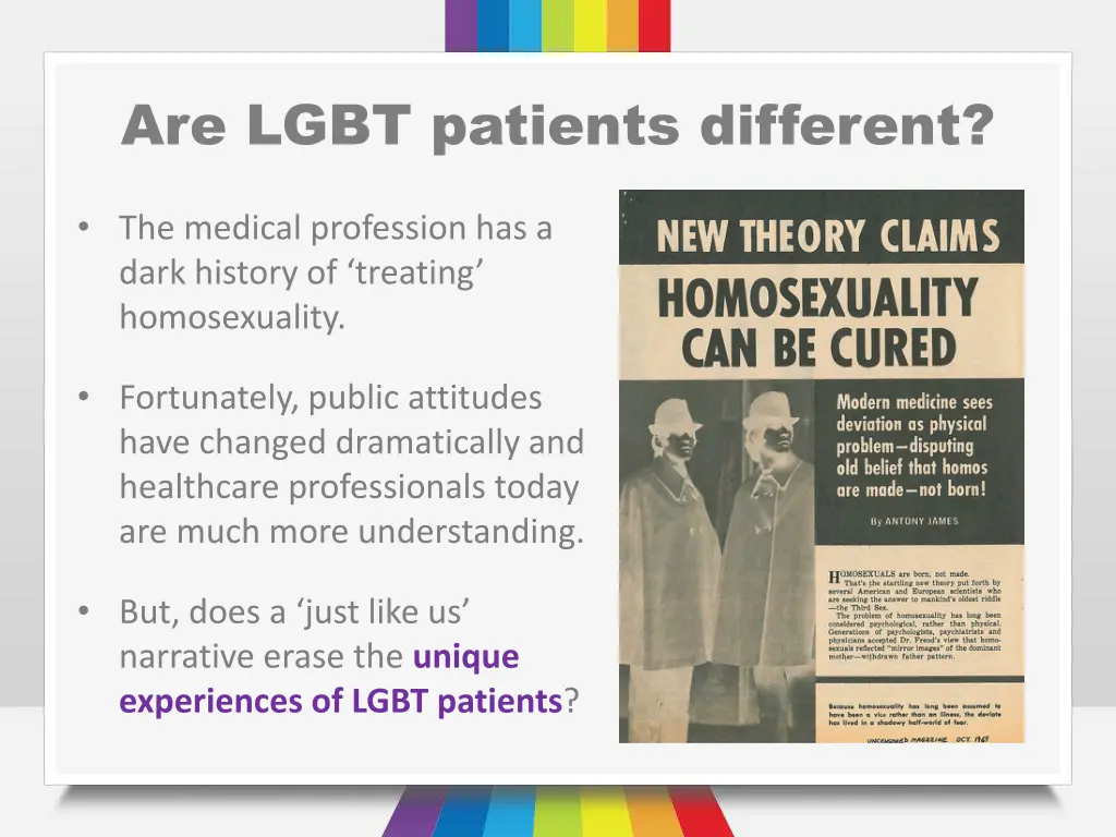 are lgbt patients different