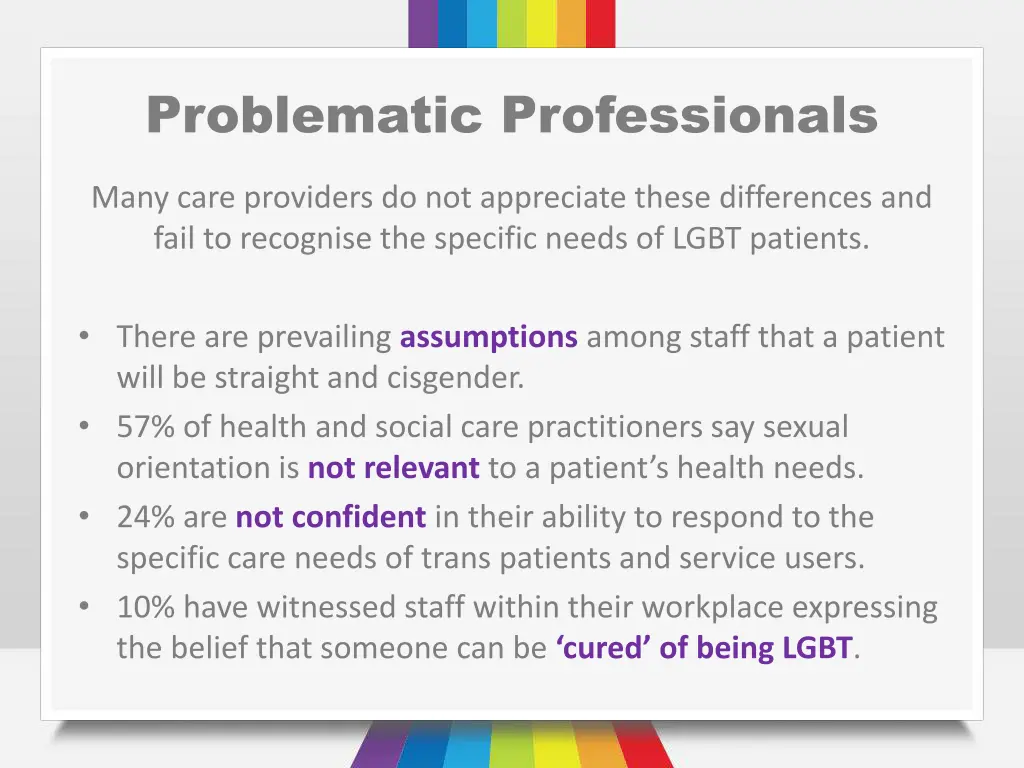 problematic professionals