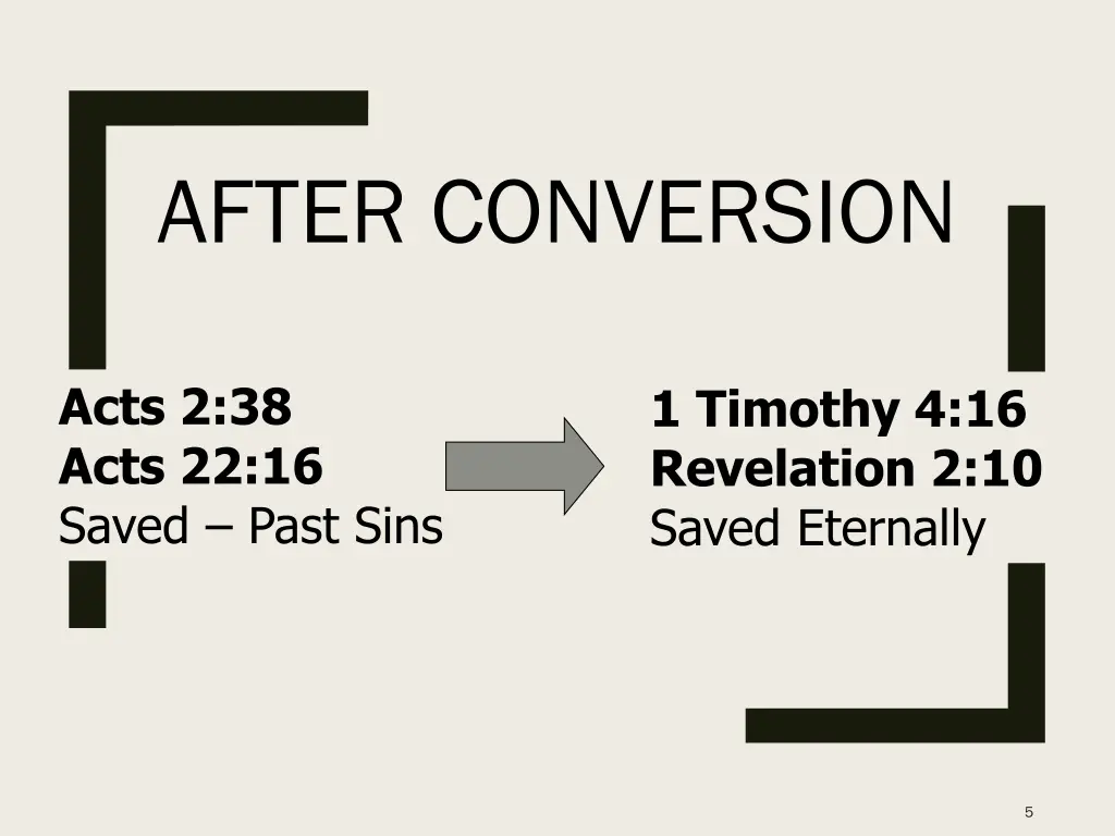 after conversion