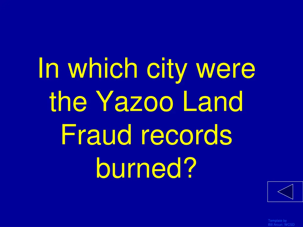 in which city were the yazoo land fraud records