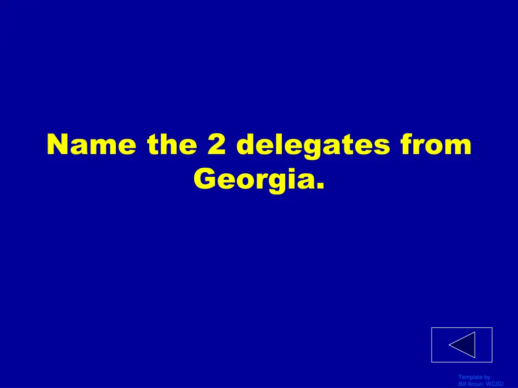 name the 2 delegates from georgia