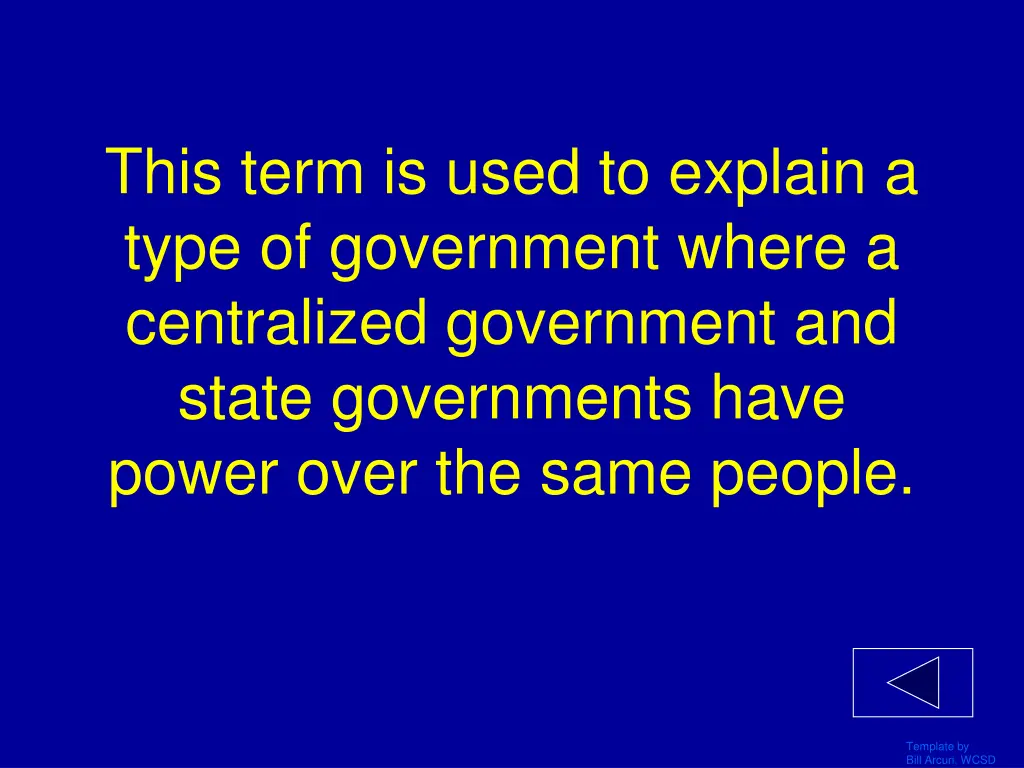 this term is used to explain a type of government