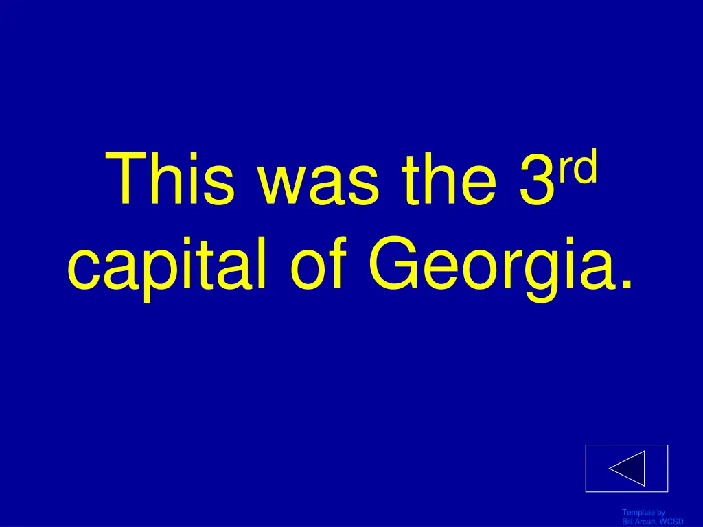 this was the 3 rd capital of georgia