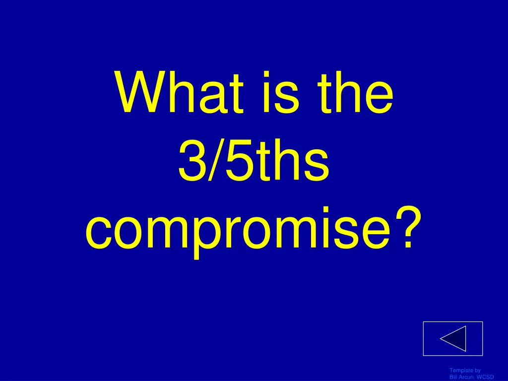 what is the 3 5ths compromise