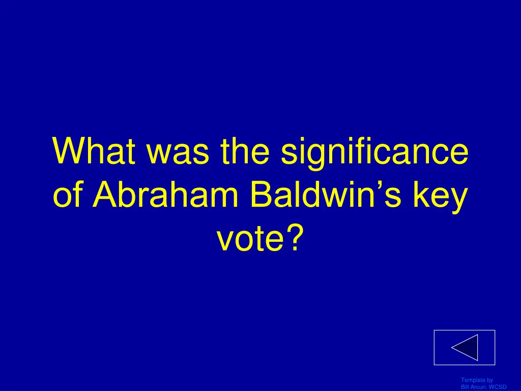 what was the significance of abraham baldwin
