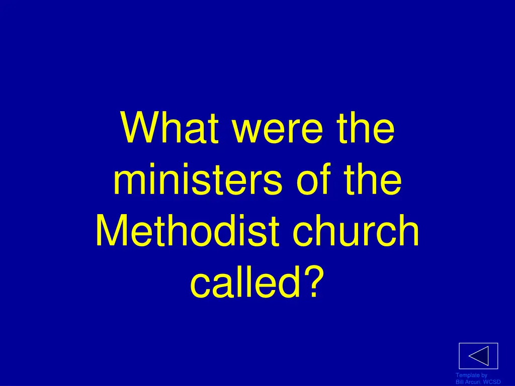 what were the ministers of the methodist church