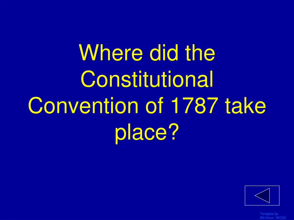 where did the constitutional convention of 1787