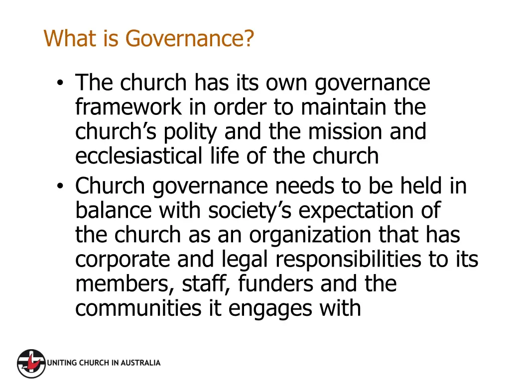 what is governance 1