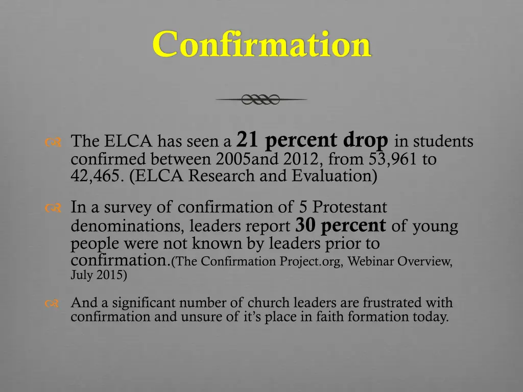 confirmation