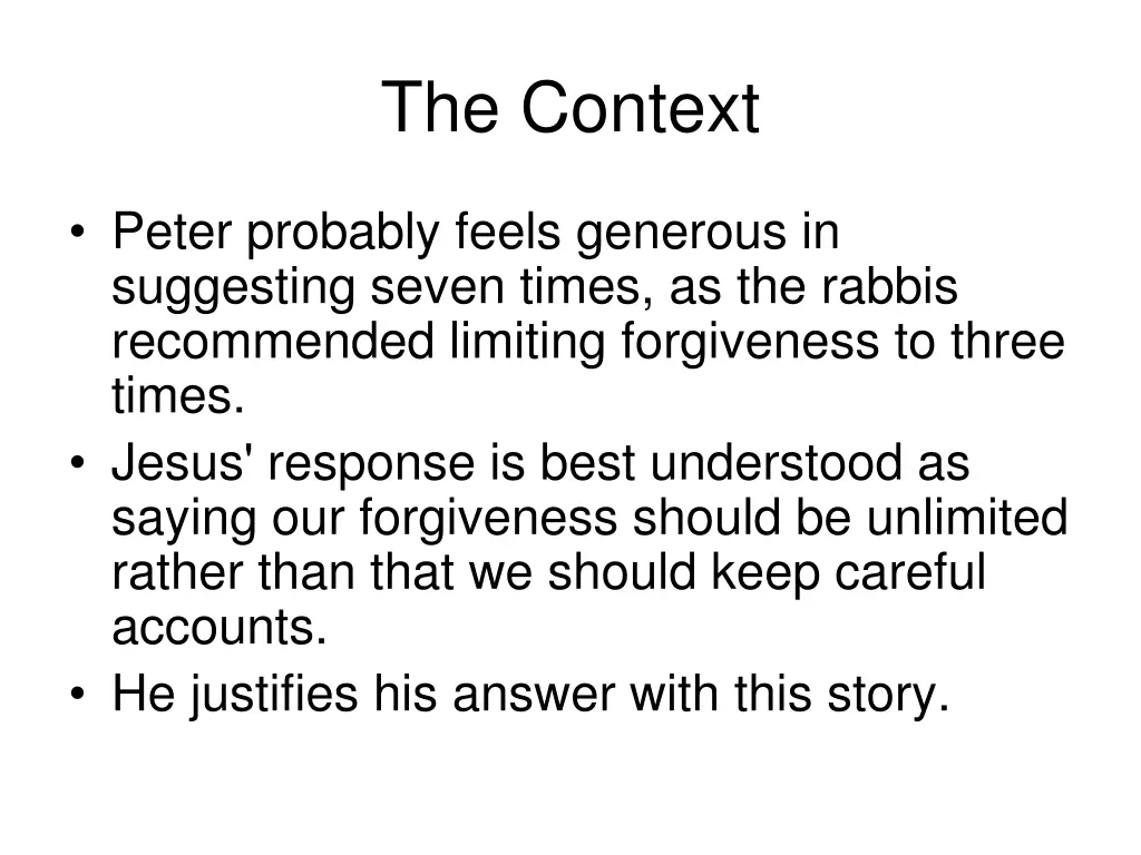 the context 1