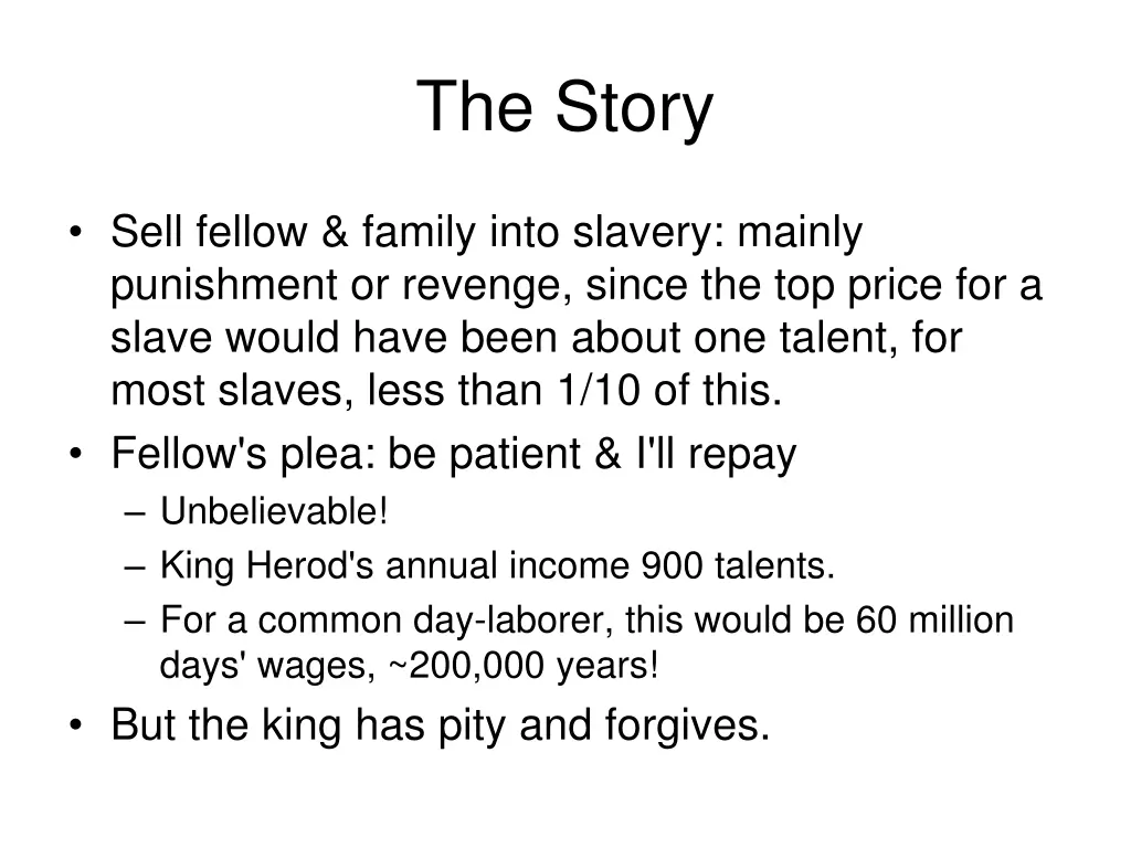 the story 1