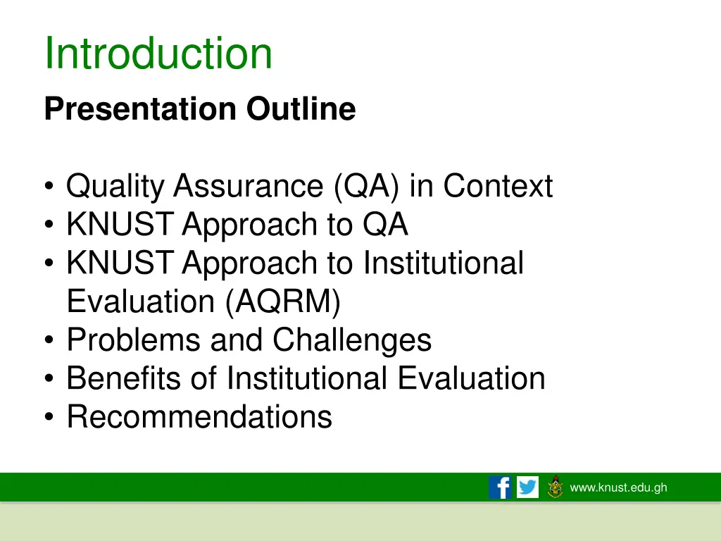 introduction presentation outline