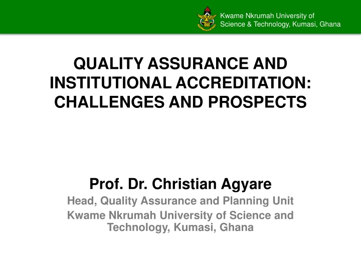 kwame nkrumah university of science technology