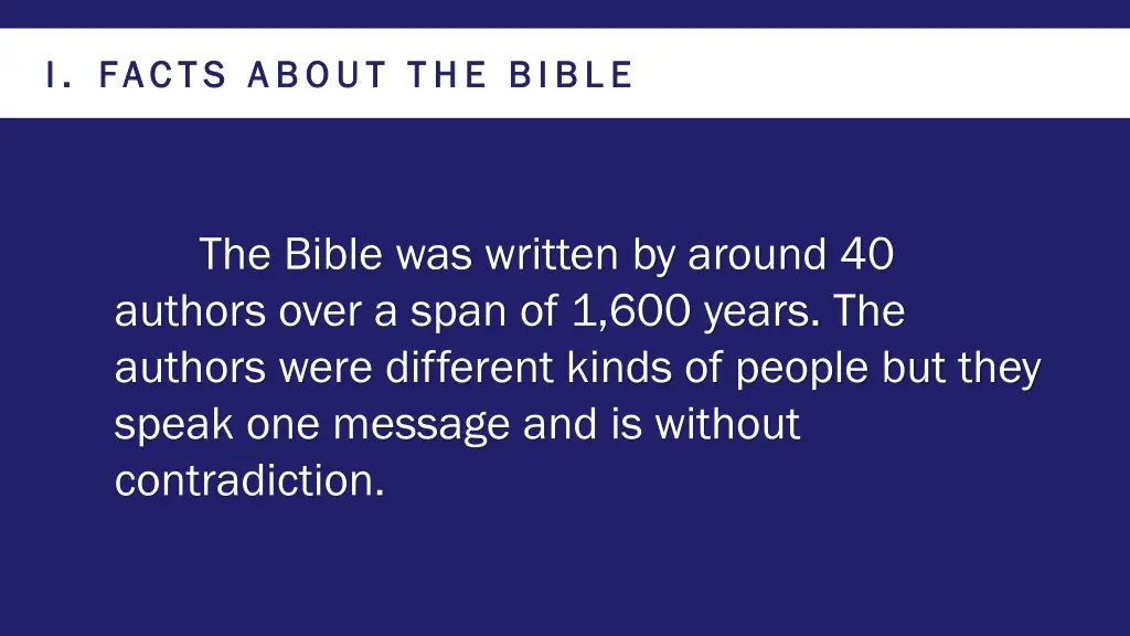 i i facts about the bible facts about the bible 1