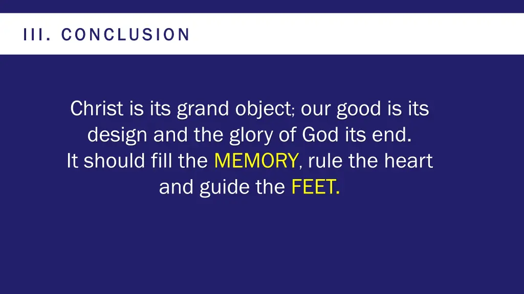 iii iii conclusion conclusion 3