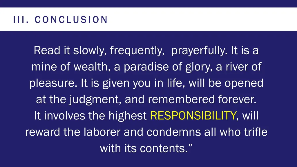 iii iii conclusion conclusion 4