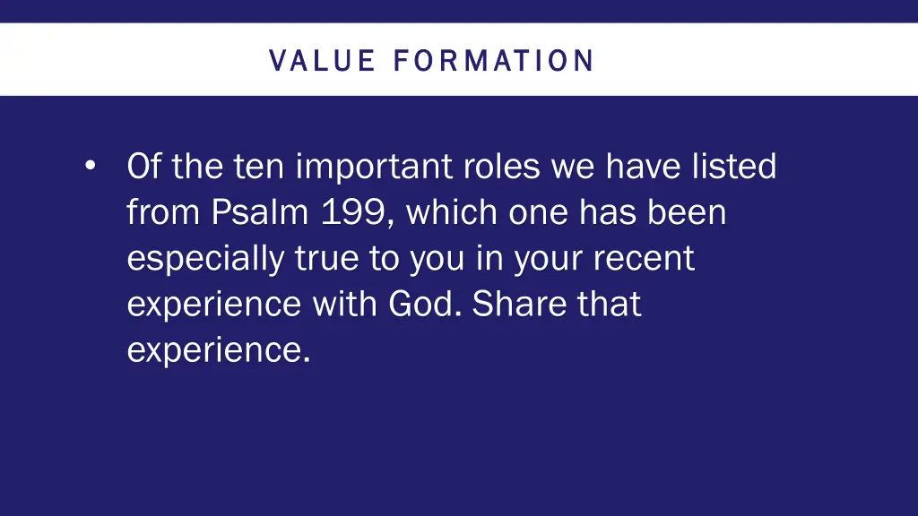 value formation value formation