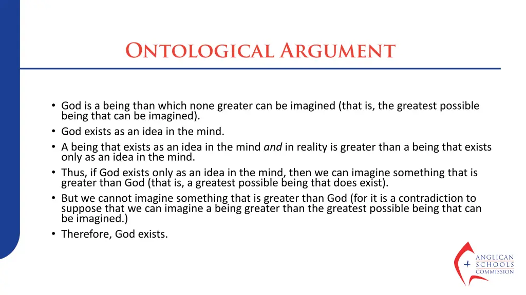 god is a being than which none greater